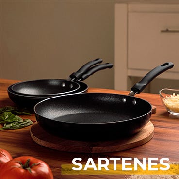 Set Sartenes Vasconia con Crepera + Cubiertos de Cocina